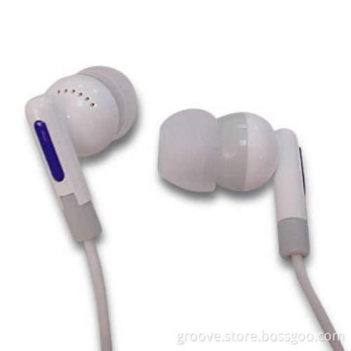 Wired Earphones with 20 to 20kHz Frequency Responses and 32 Ohms Impedance